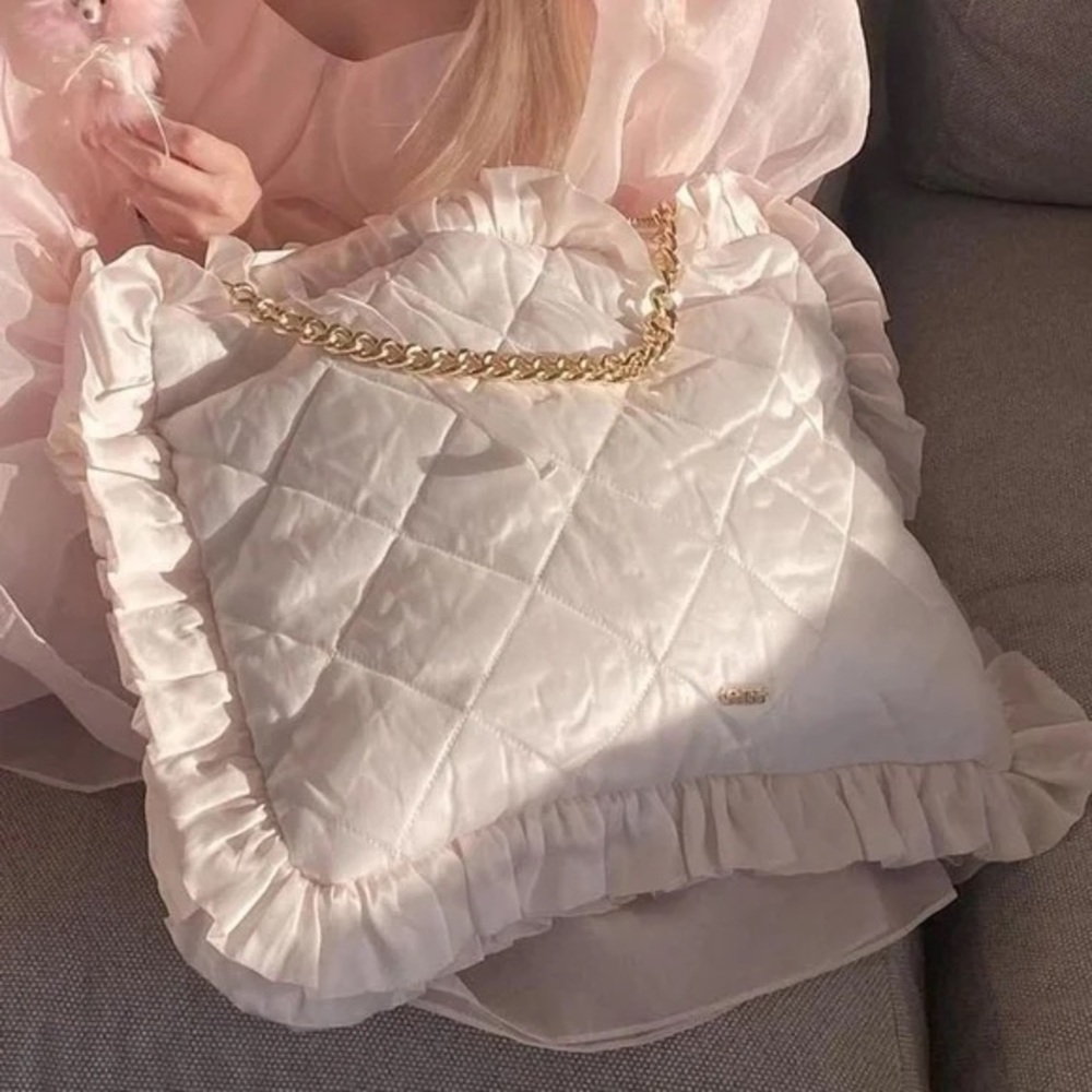 SELKIE The Strawberry Milk Pillow Purse NWT